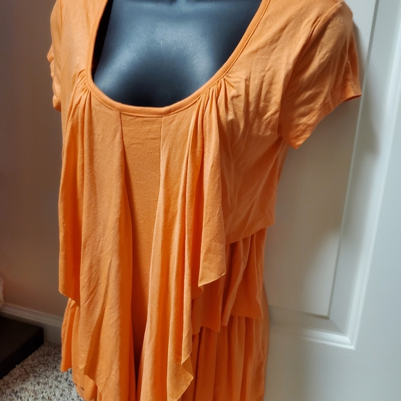 VENUS Tiered Ruffle Scoop Neck Top NWT - Picture 6 of 12